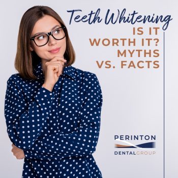 Considering teeth whitening in Fairport, NY? Uncover the facts vs. myths about professional teeth whitening benefits, costs, and results at Perinton Dental Group.